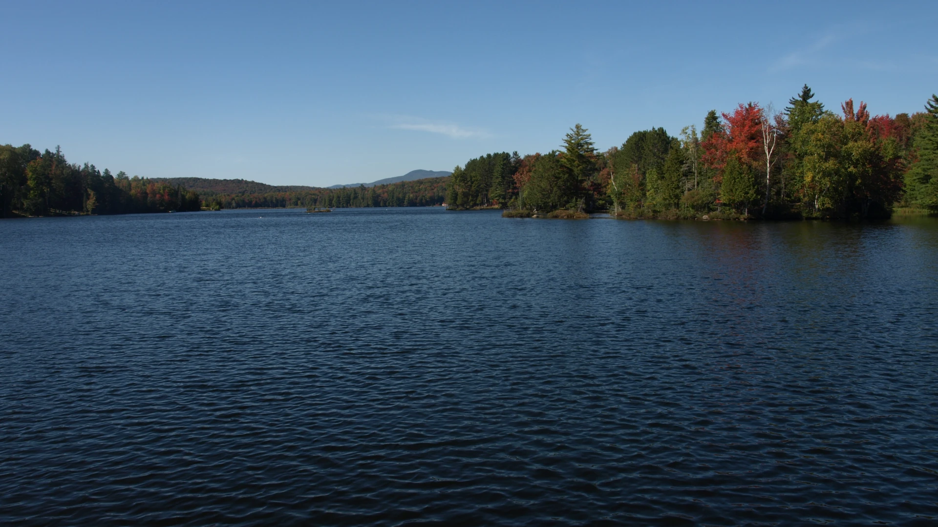 Beautiful scenery and plenty of quiet, too.
