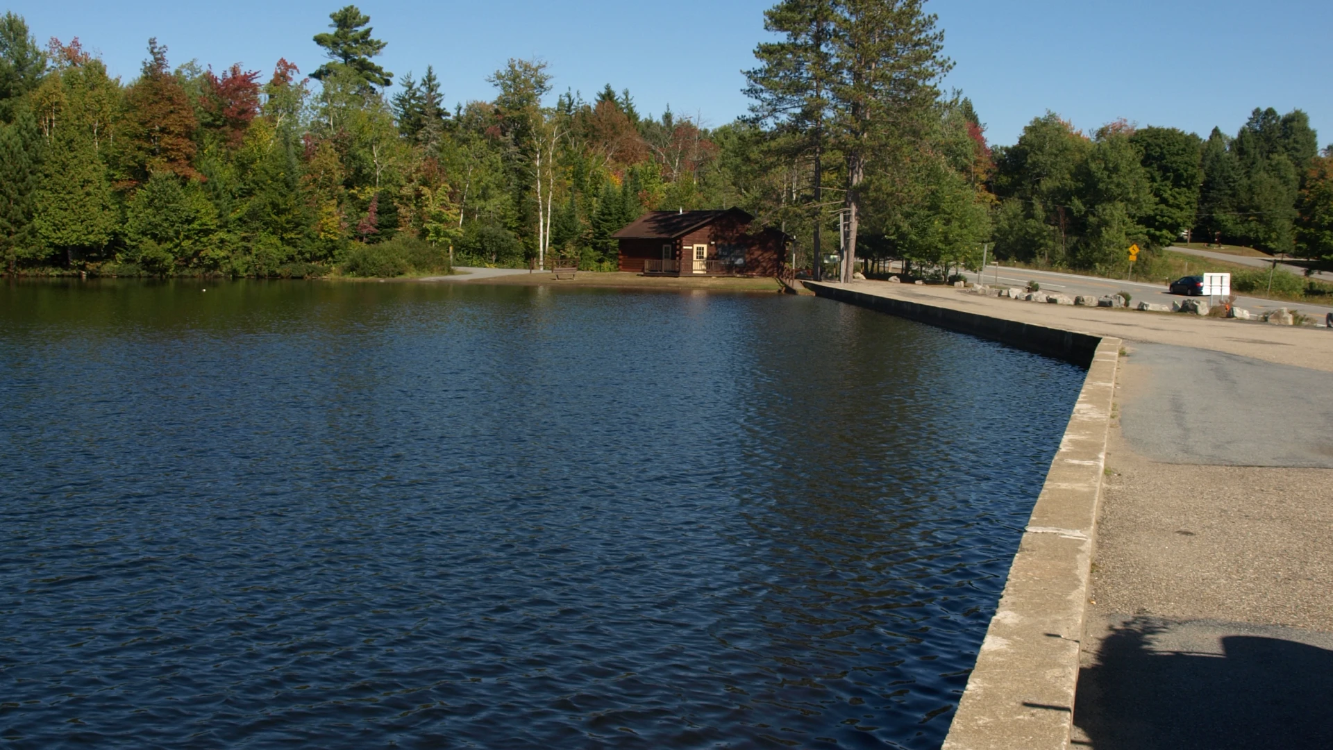 Launch point for canoes and kayaks.