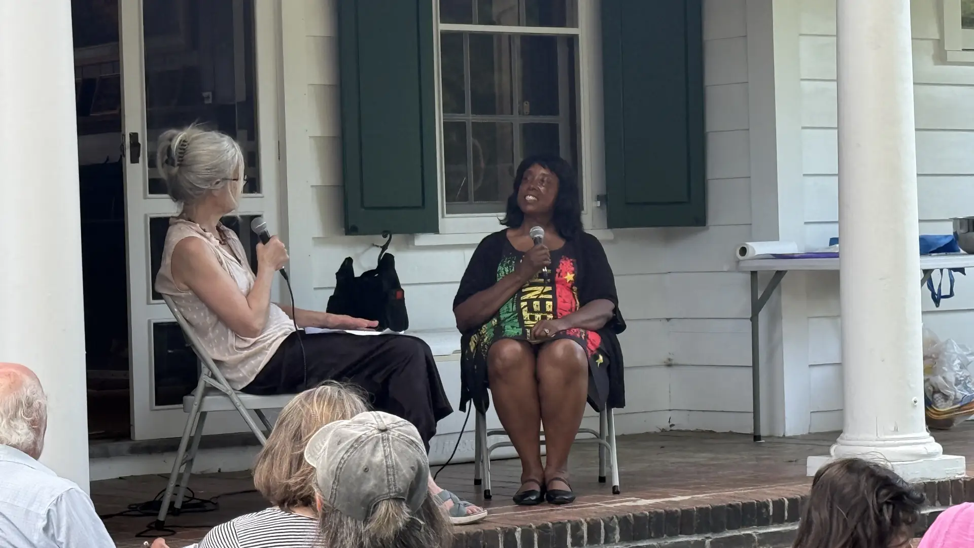picture of Jackie Maddison & Laurie House at last years Juneteenth celebration