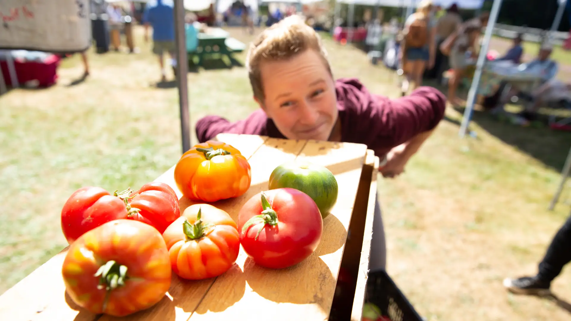 Wonderful fresh veggies from local farmers.