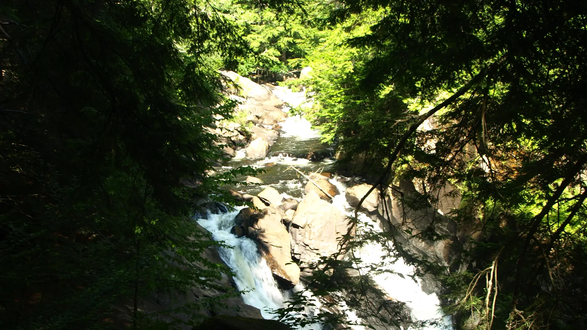 Photo of Auger Falls rapids in Hamilton County, NY