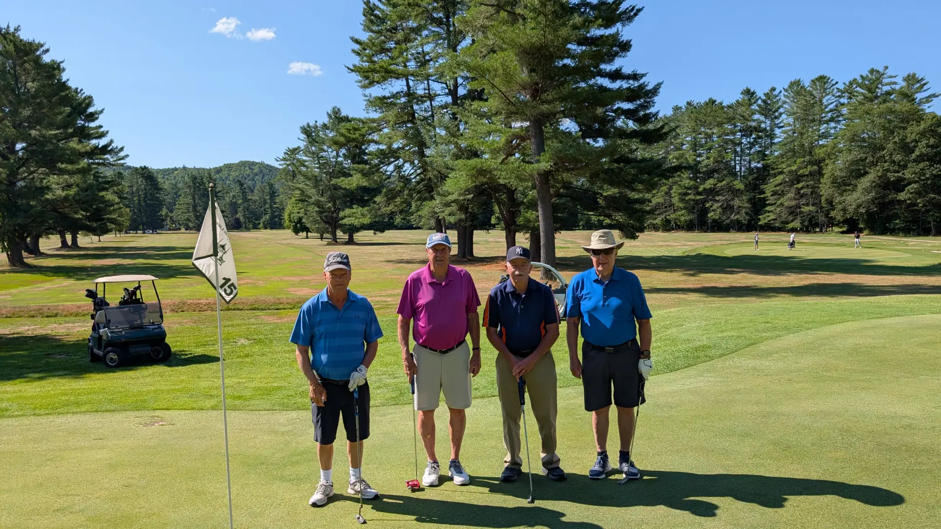 men on hole 6