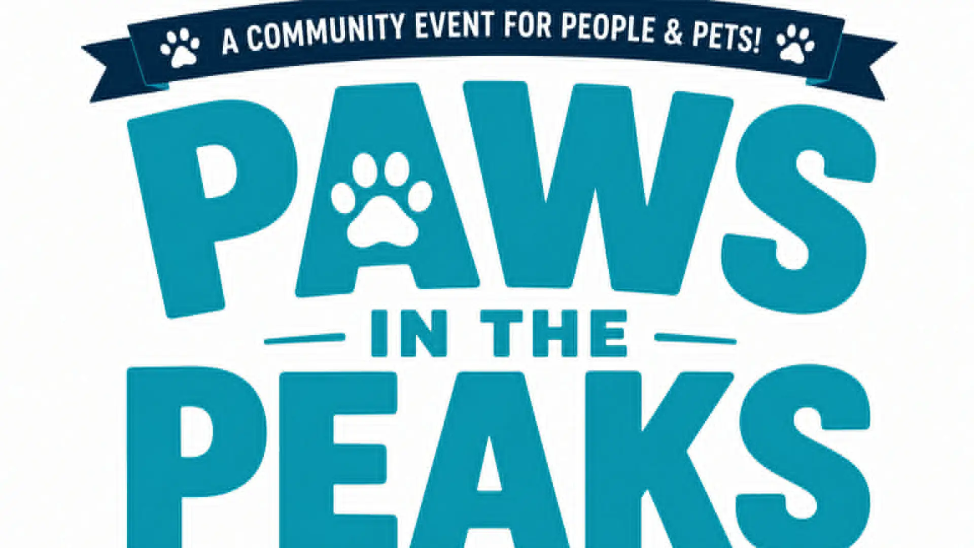 Paws in the Peaks logo