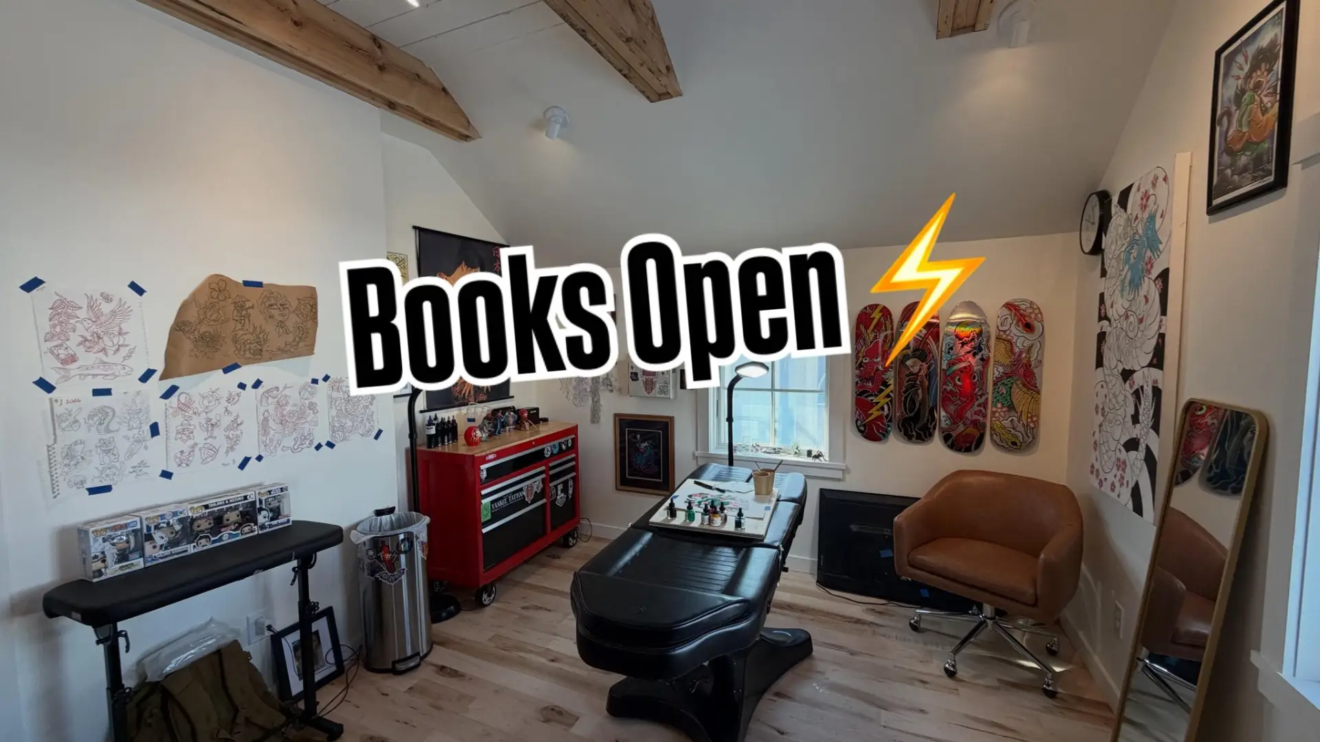 books open