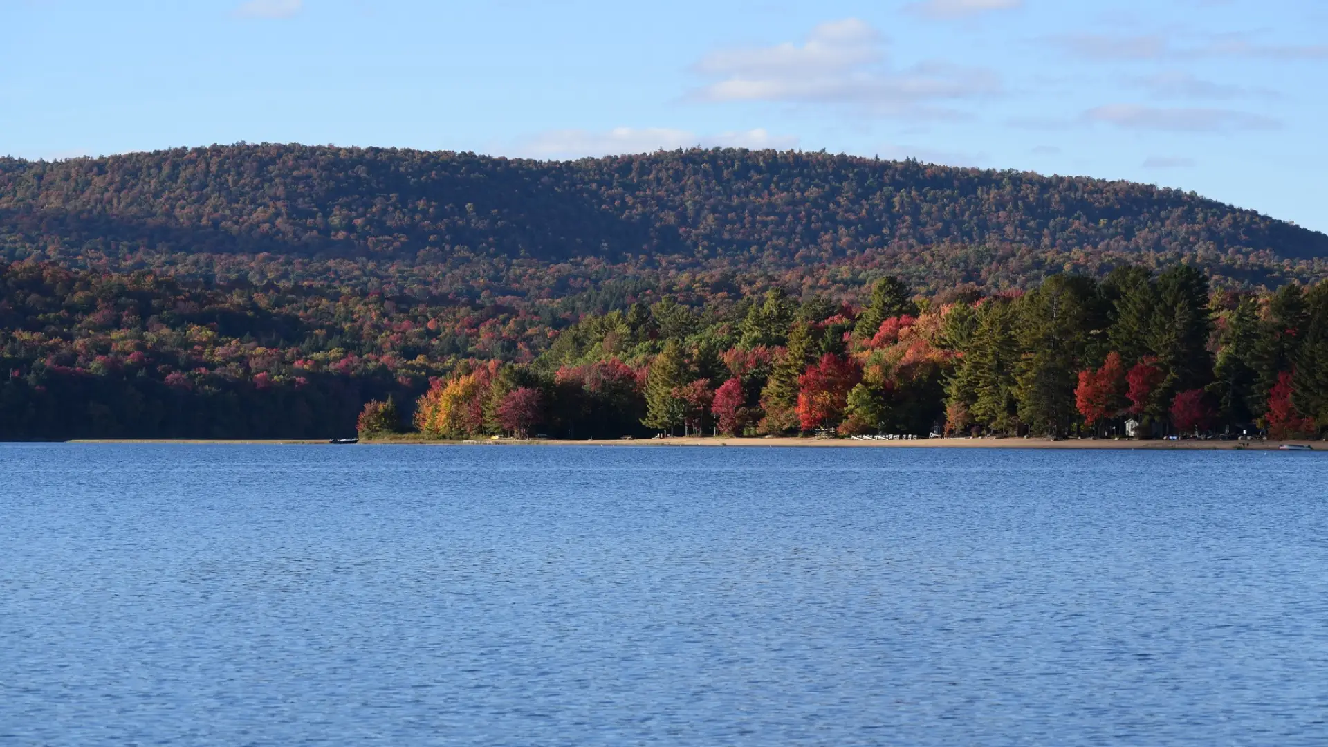 Piseco Lake is a wonderful place for paddling in the fall.