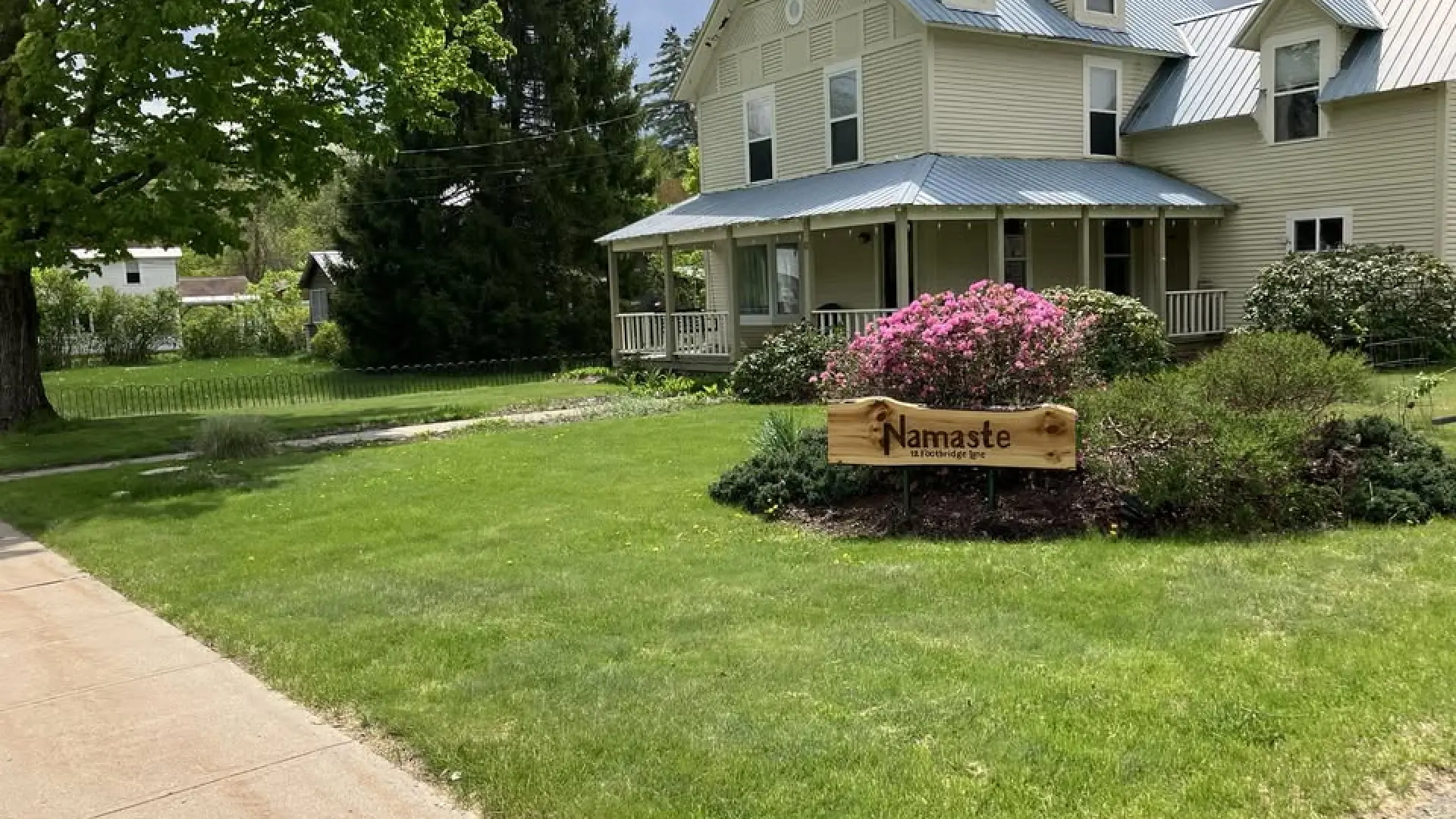 Namaste Inn in the summer sun