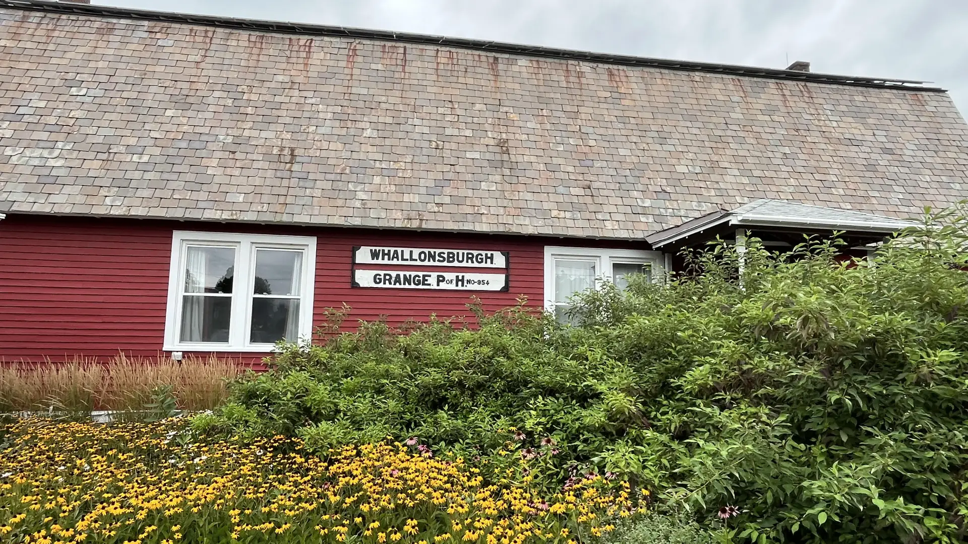 Whallonsburg Grange exterior