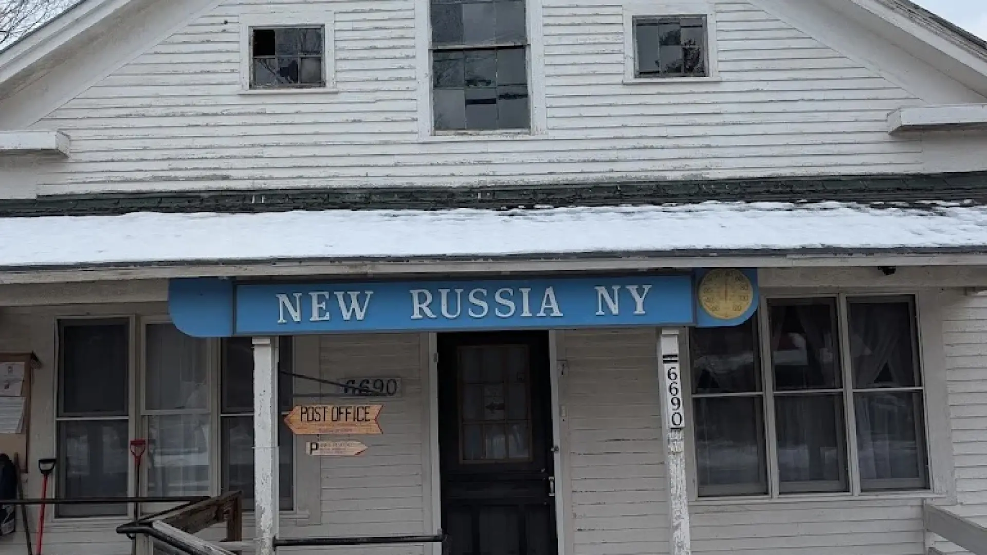 Exterior of the post office