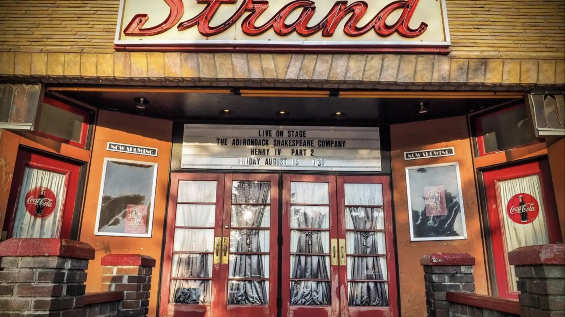 Entrance to the Strand Theater