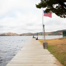 The boardwalk at Arrowhead Park