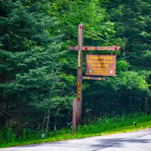 The sign for Eighth Lake Campground
