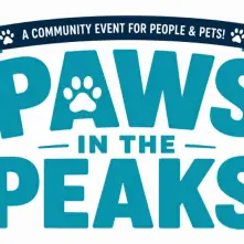 Paws in the Peaks logo