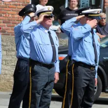 firemen salute
