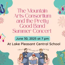 Sign of concert information.