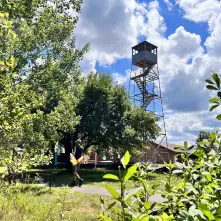 Take a lovely stroll around Speculator and see the newly restored fire tower.