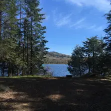 A picture of Lake Durant from one of the campsites