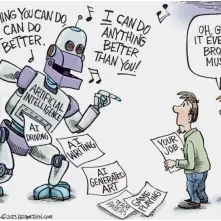 News & AI comic