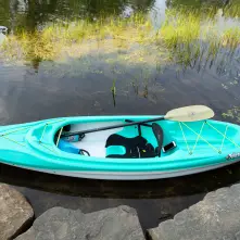 A kayak in the water