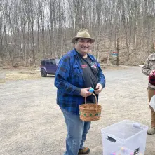Ed at Egg Hunt