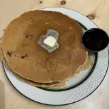 Pancakes with melting butter