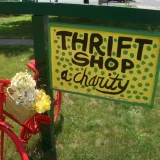 thrift shop sign