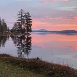 Gorgeous sunset over poplar point 