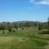 Wide view of a golf course