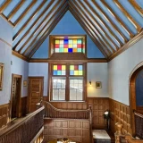 Staircase with Glass windows
