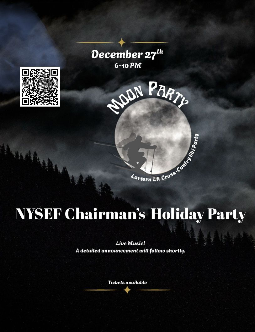 NYSEF Chairman's Holiday Party poster