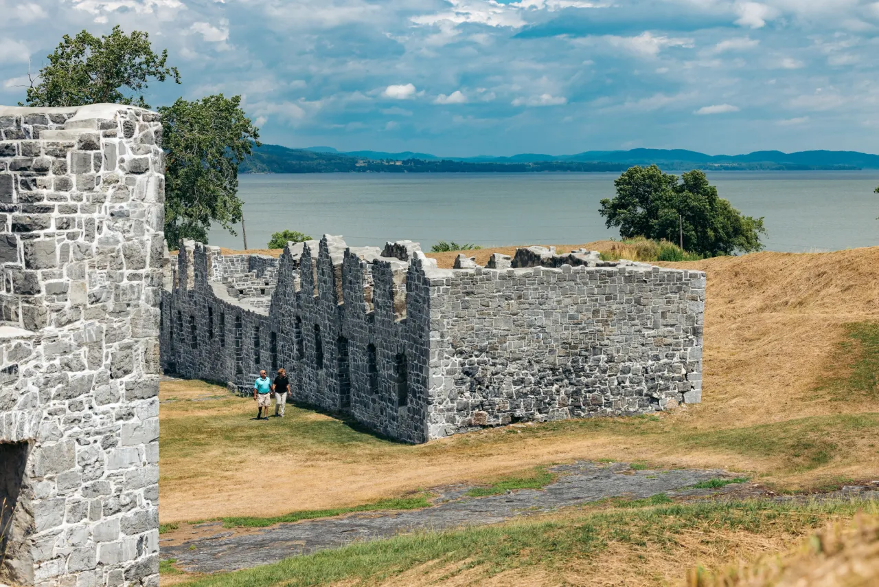 Crown Point Historic Site in the summer.