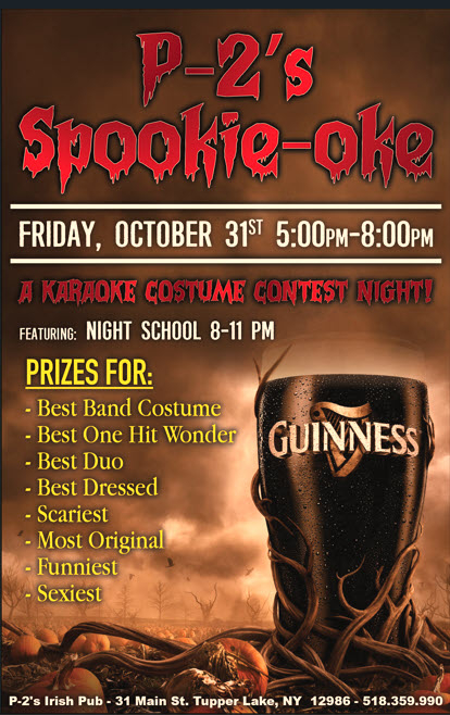 Halloween at P-2's Irish Pub