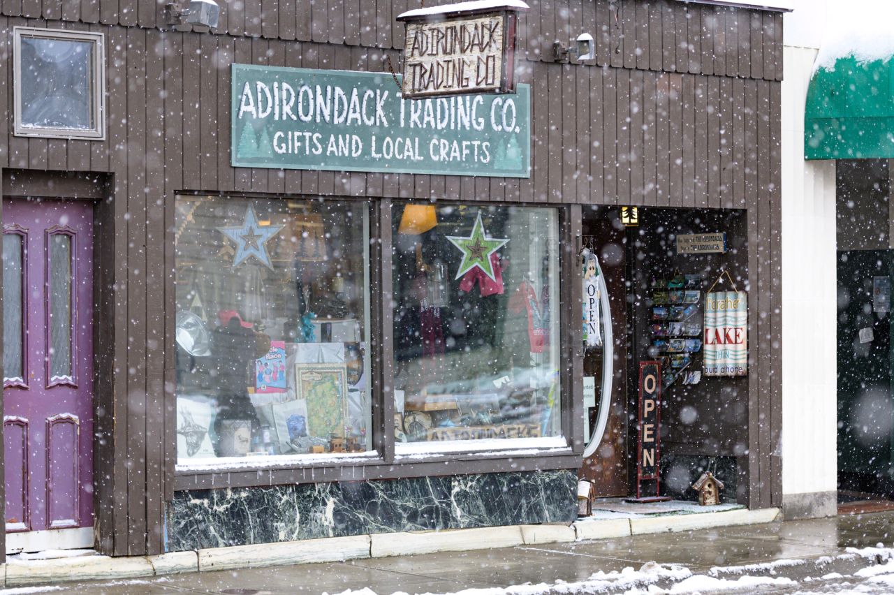 adk trading on snowy day
