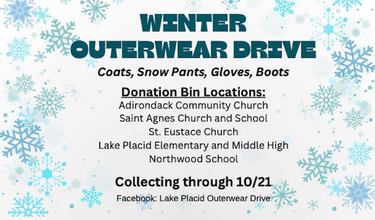 poster for winter outerwear
