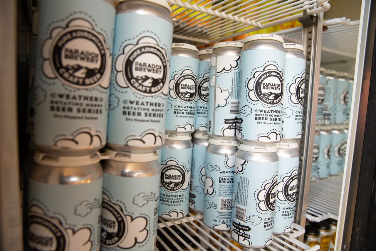 4-packs for purchase from Paradox Brewery.