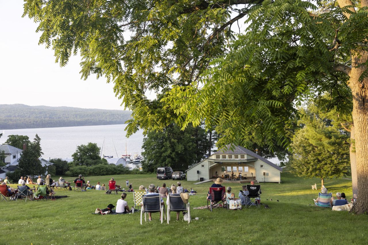 Lake Champlain Region summer live music.