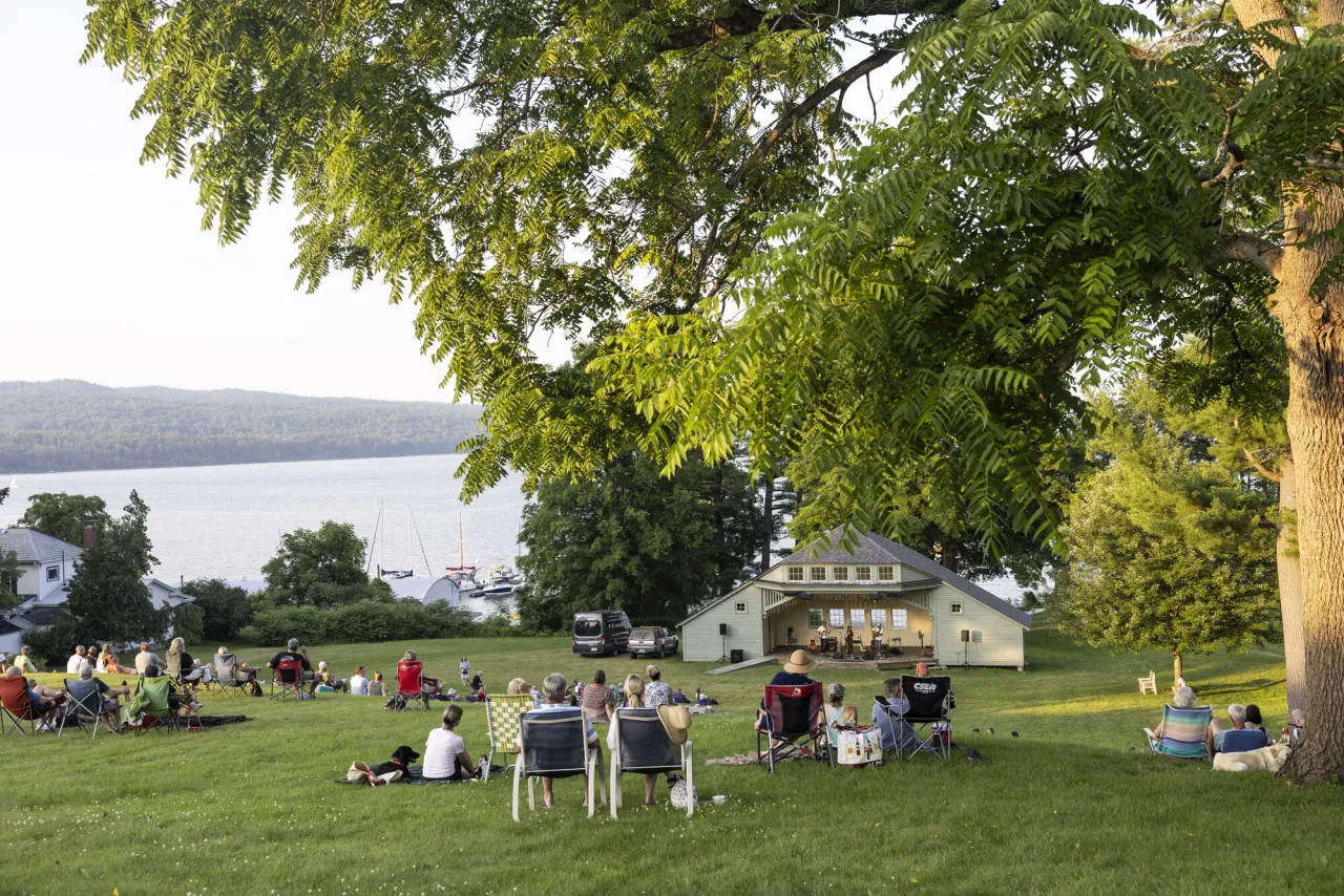 Ballard Park in the Lake Champlain Region.