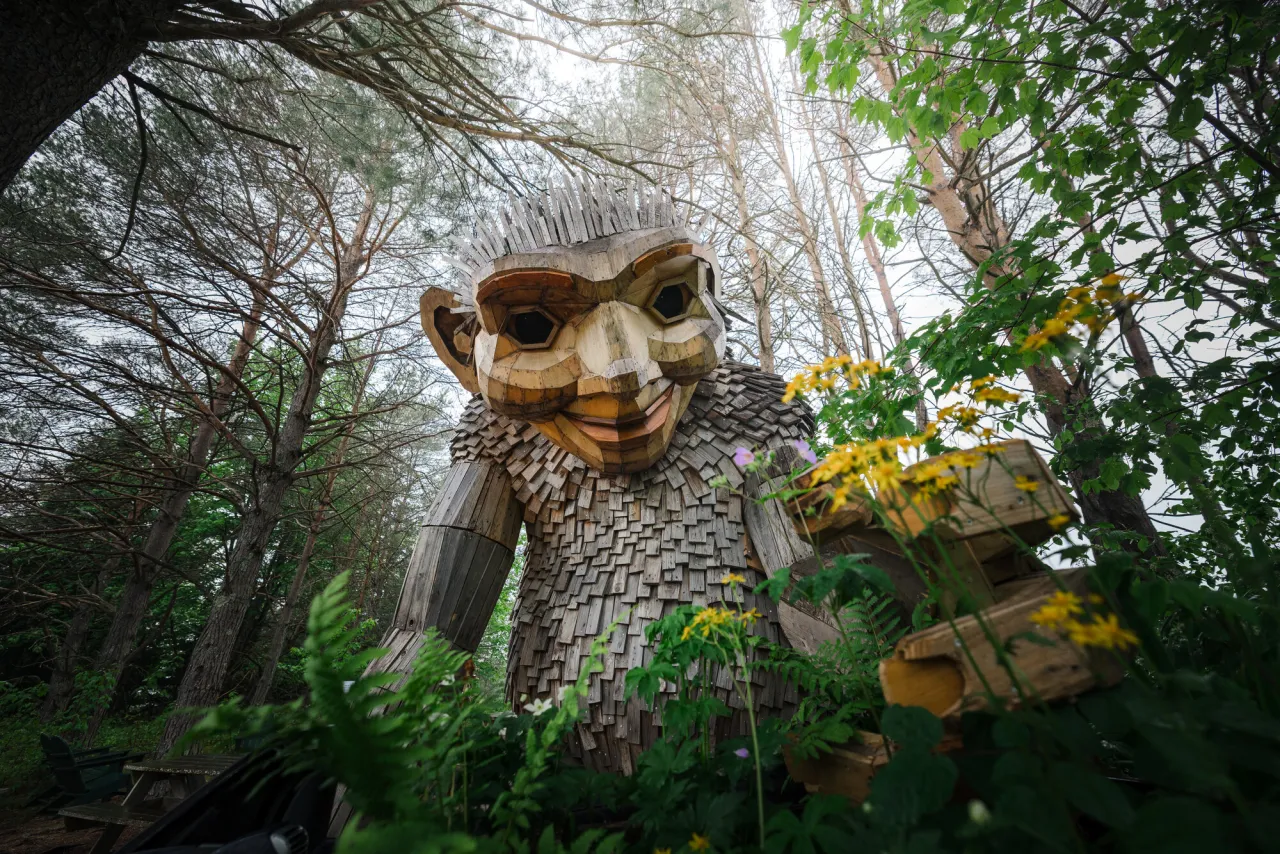 A troll at The Wild Center.