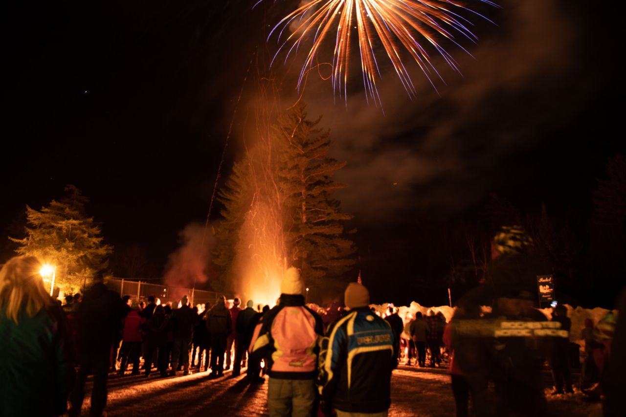 Inlet's Fire and Light festival with fireworks.