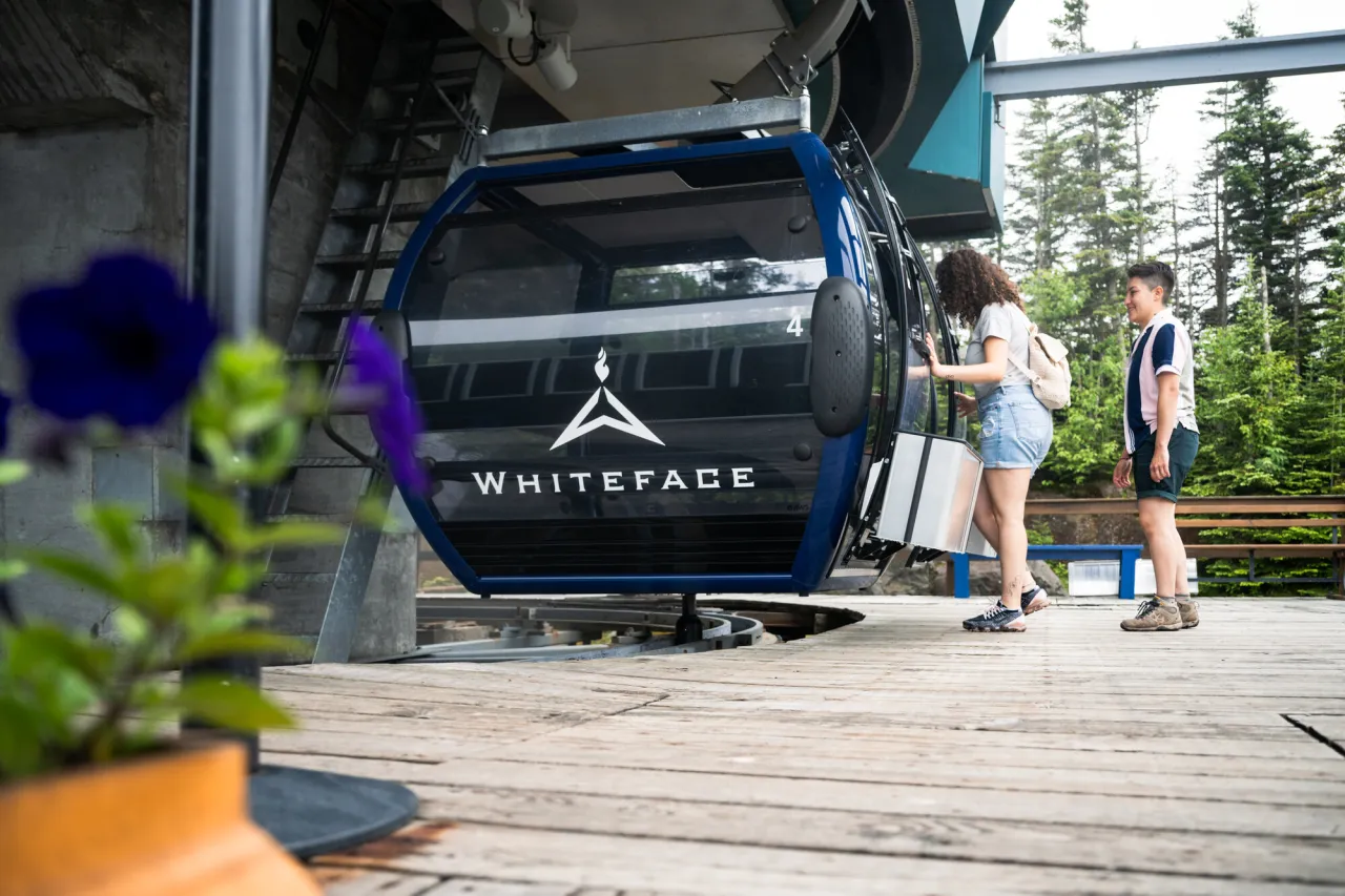 The whiteface Gondola ride.