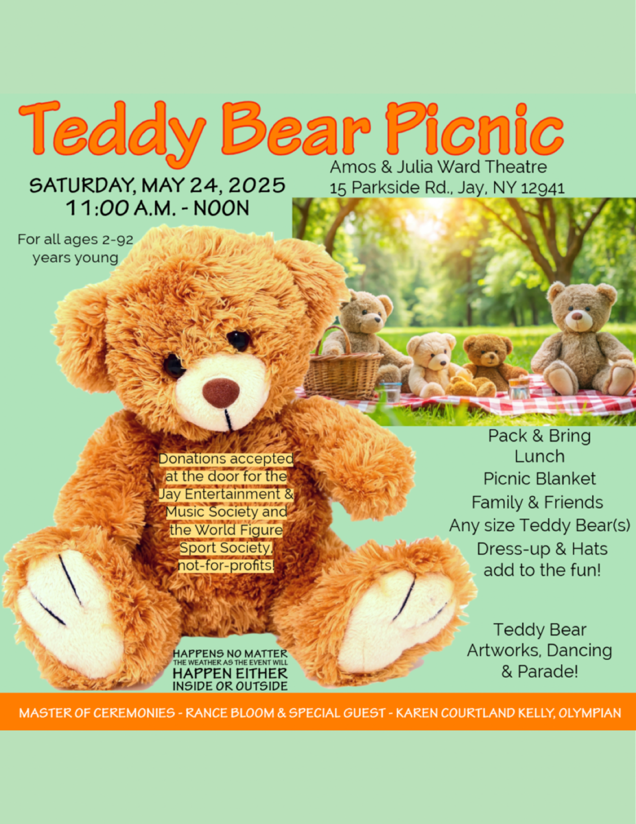 Teddy Bear Picnic event poster