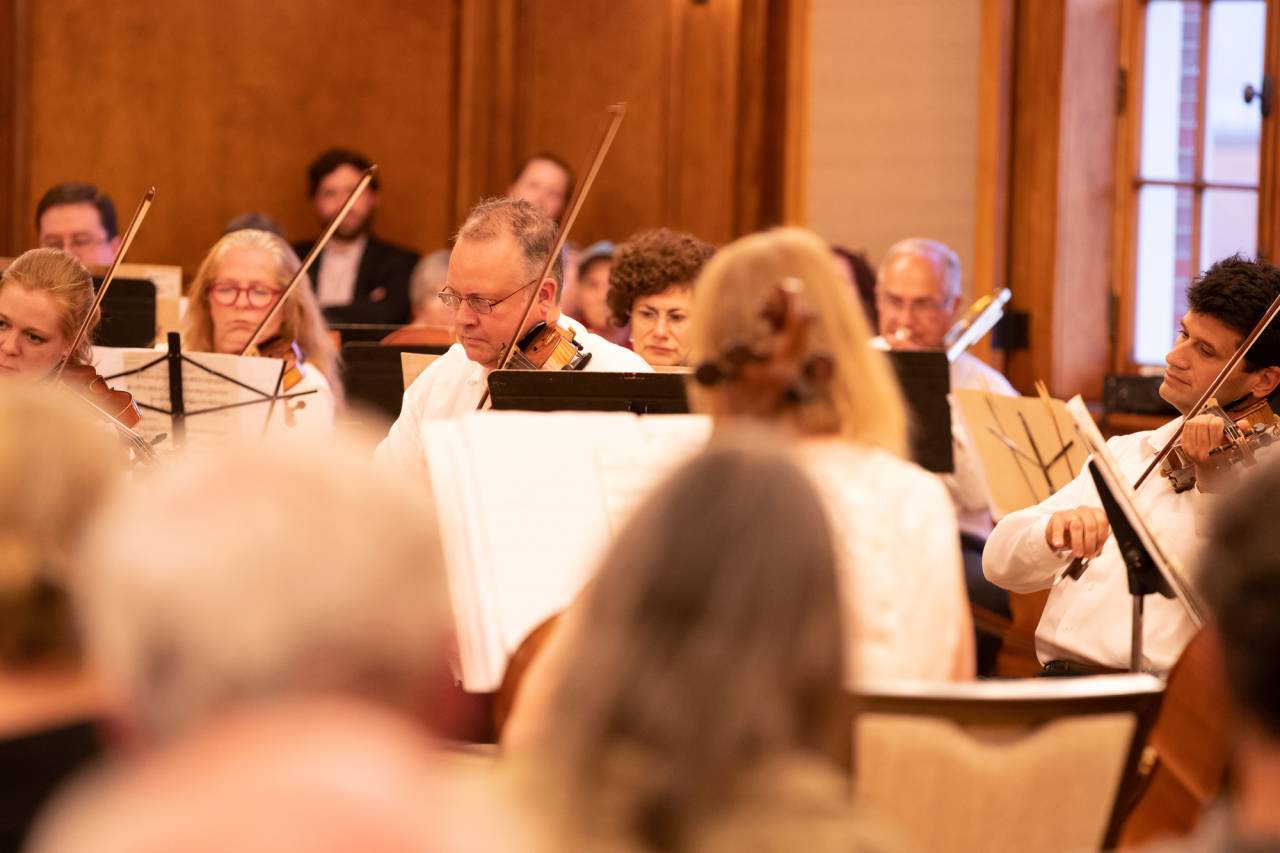 The Lake Placid Sinfonietta performing in Saranac Lake.