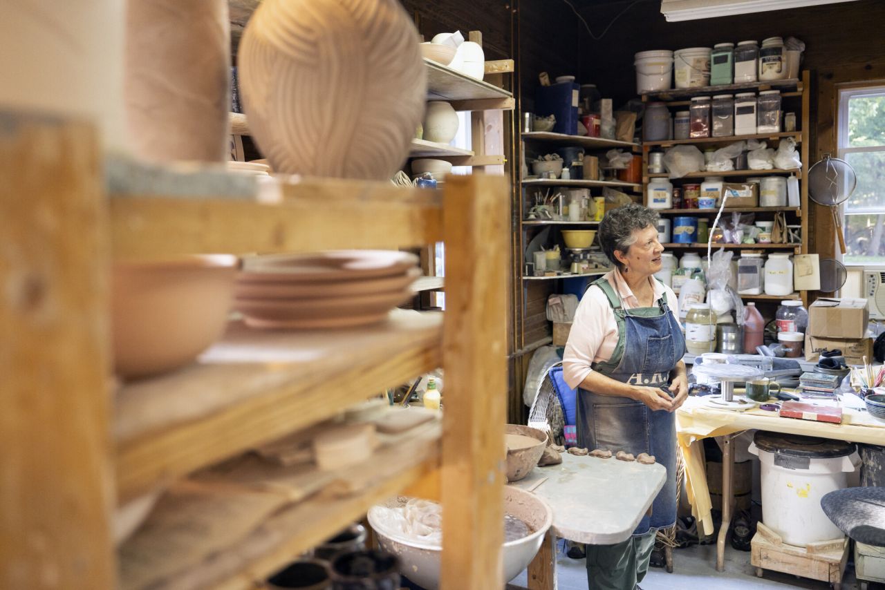 Pottery at Jay Craft Center.