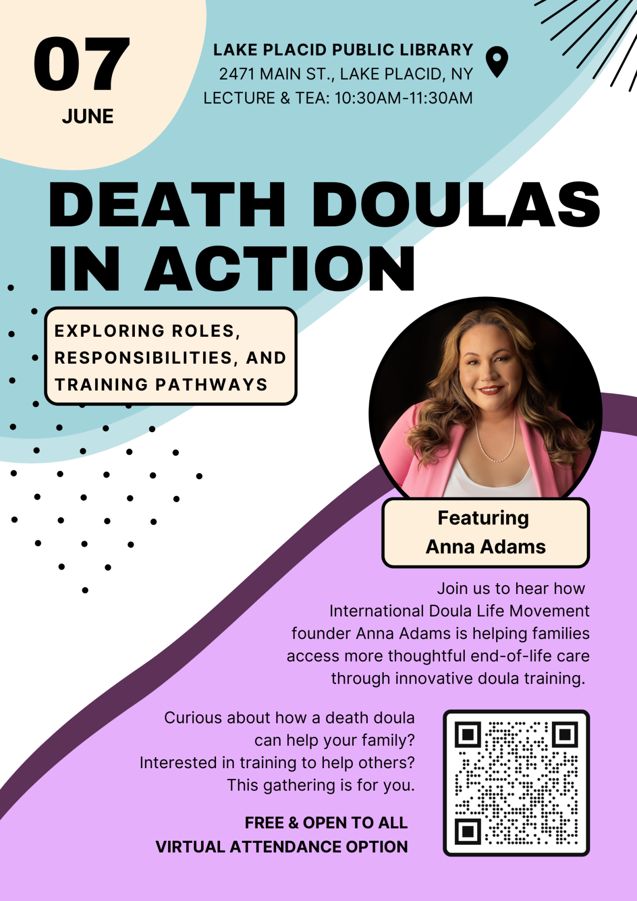 Death Doula event poster