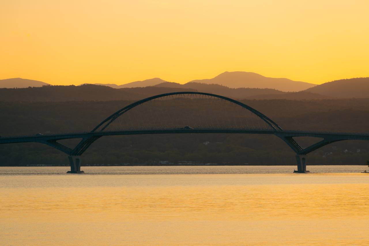 bridge-sunset