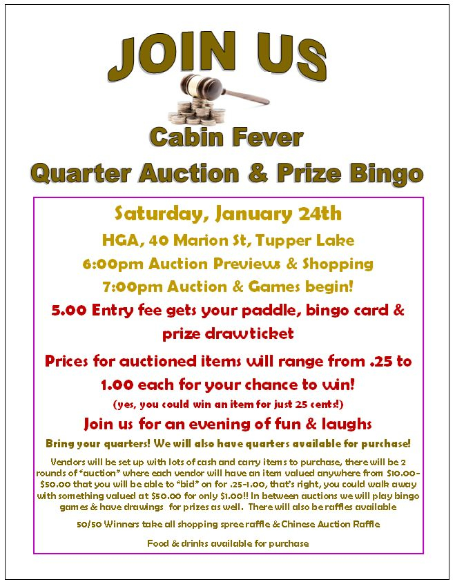 Quarter Auction - january