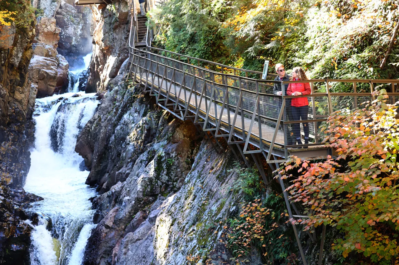 High Falls Gorge in the fall.