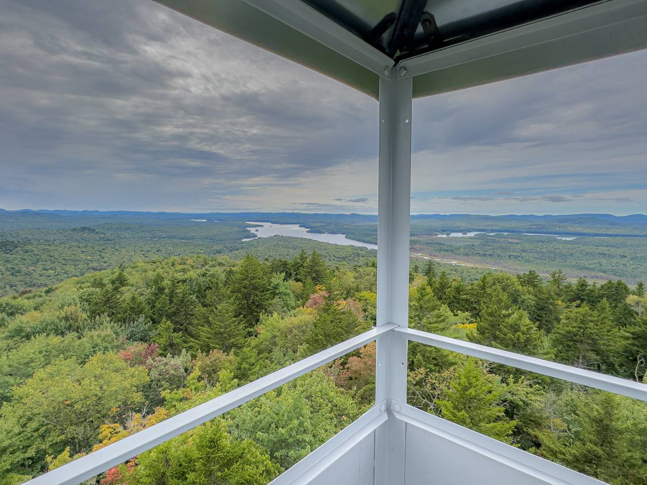 A view from the Buck Mountain fire tower.