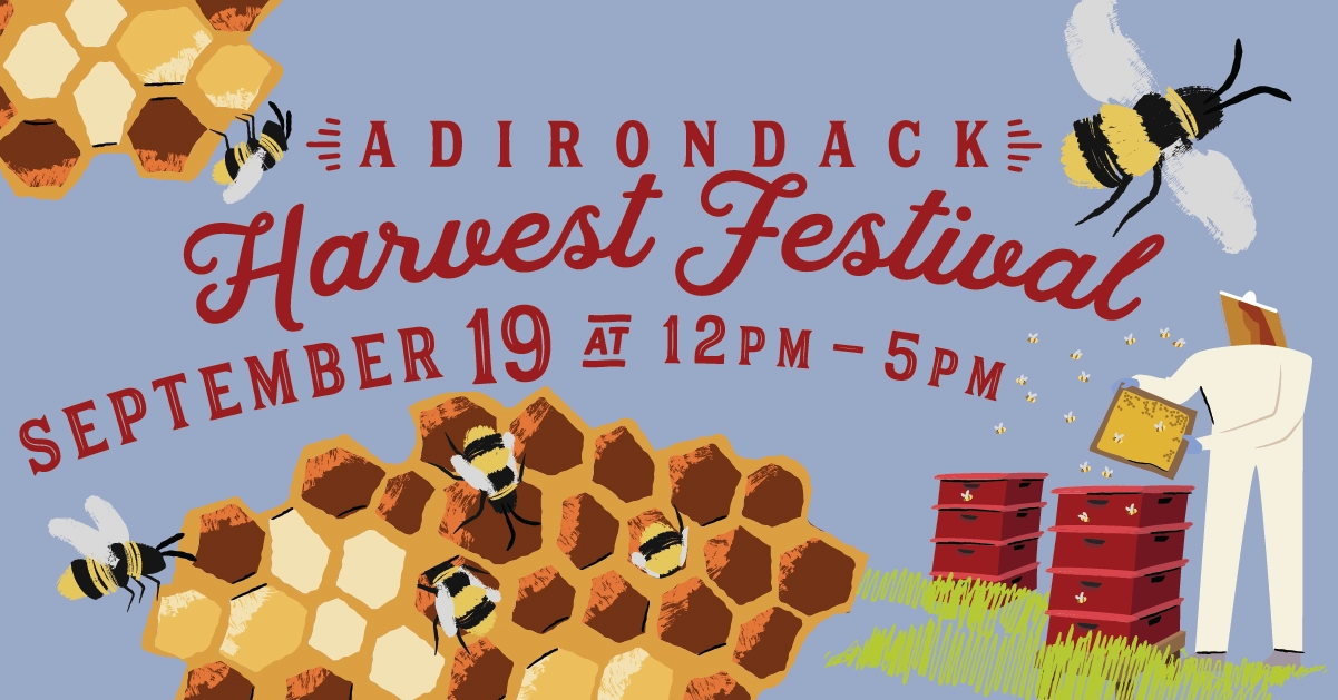 The Adirondack Harvest Festival 2026 flyer.