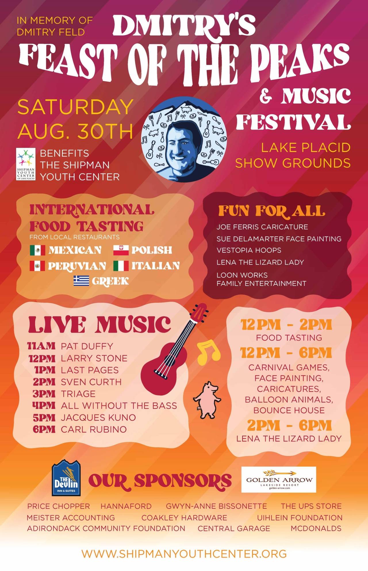 Feast of the Peaks event poster