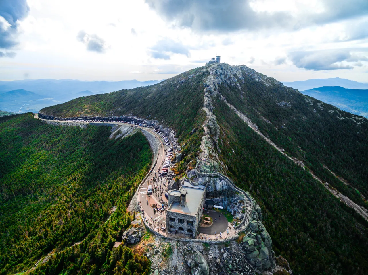 The Whiteface Veterans' Memorial Highway.